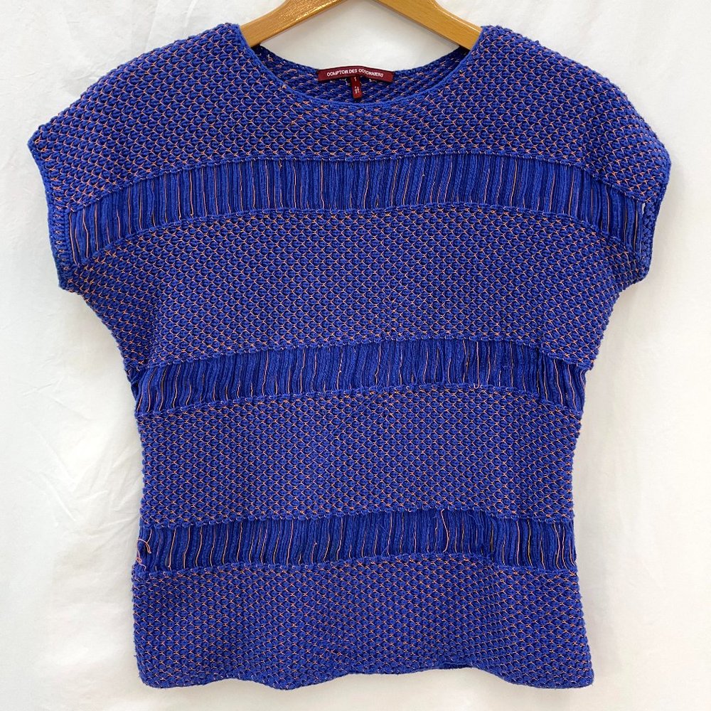 Comptoir Des Cotonniers, Intricate Knit Top, Size 1